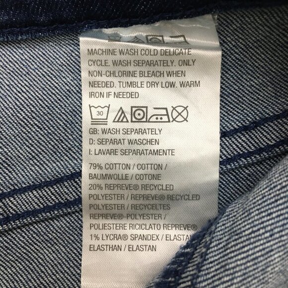 Girl With Curves Jeans High Rise Skinny Jeans Medium Wash Stretchy size 4 - Picture 8 of 9